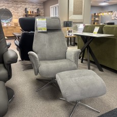Albury Swivel Recliner & Stool Albury Swivel Recliner & Stool