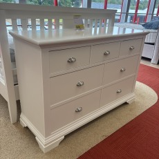 Hamilton 3+4 Drawer Chest White Hamilton 3+4 Drawer Chest White