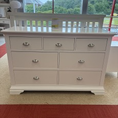 Hamilton 3+4 Drawer Chest White Hamilton 3+4 Drawer Chest White