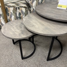 Mango Nest of Round Tables Mango Nest of Round Tables
